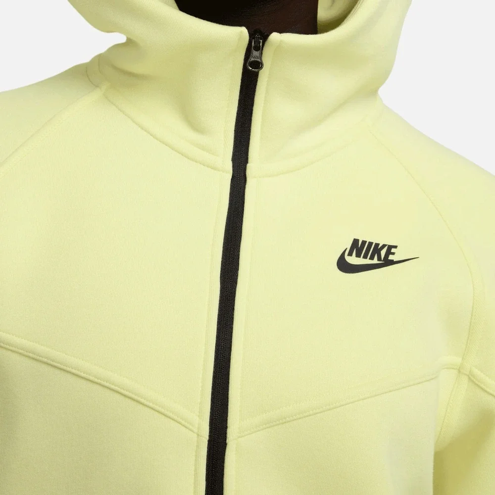 Nike Sportswear Tech Fleece Windrunner Full Zip Hoodie Luminous Green Women's XL